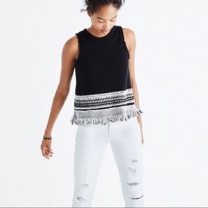 Madewell villa grove sweater tank